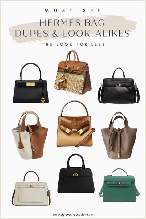 hermes tas look a like|hermes birkin bags dupe.